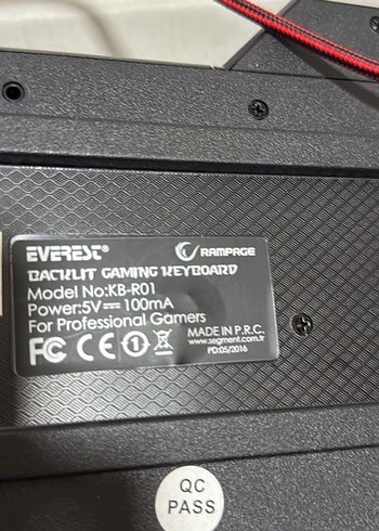 Rampage Siyah Kablolu Oyun Klavyesi - Görsel 5