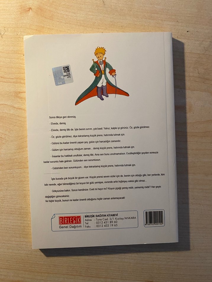 Küçük Prens - Antoine de Saint-Exupéry - Görsel 2