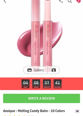 Diğer Dasique Melting Candy Balm 06 Sugar Plum