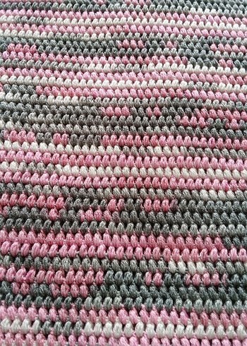 Çok Renkli Örgü Çocuk Battaniyesi - Görsel 3