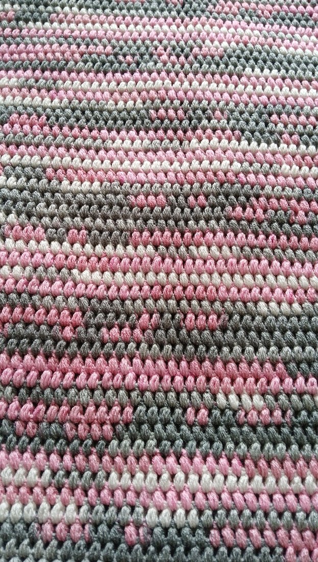 Çok Renkli Örgü Çocuk Battaniyesi - Görsel 3