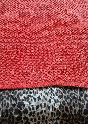 Turuncu Bebek Örgü Battaniye - Görsel 2