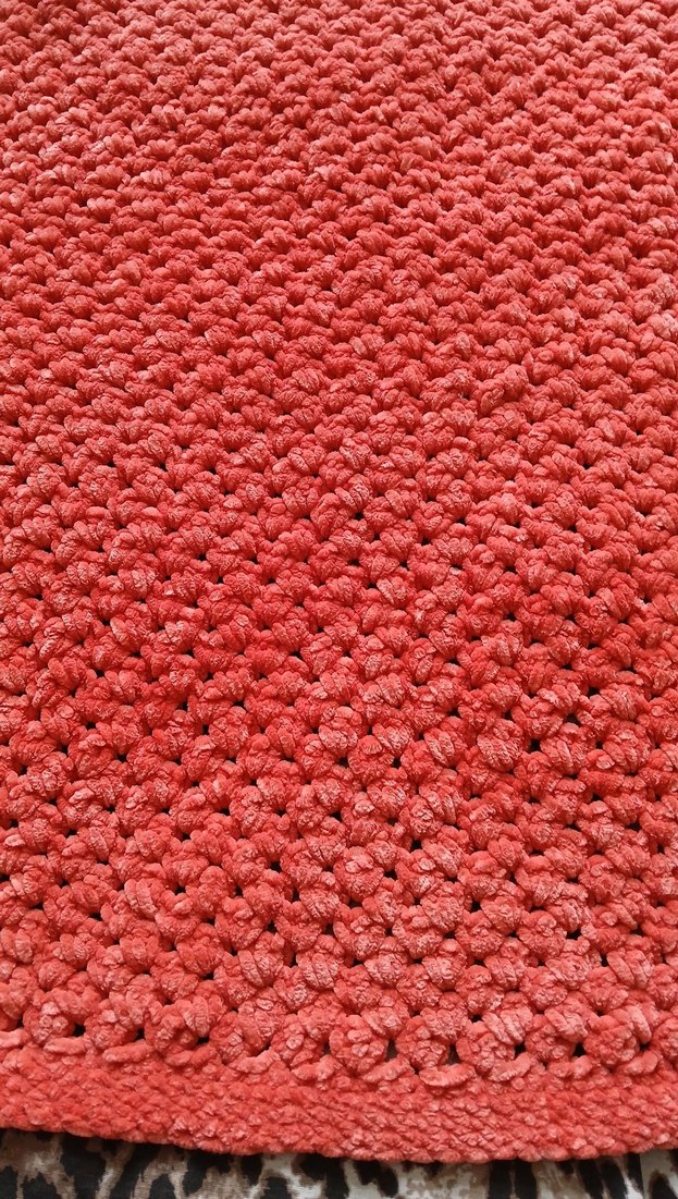 Turuncu Bebek Örgü Battaniye - Görsel 3