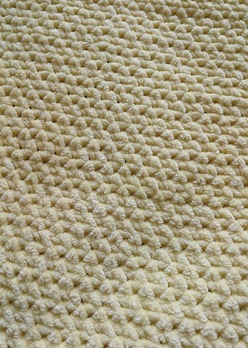 Parlak Sarı Örgü Çocuk Battaniyesi - Görsel 3