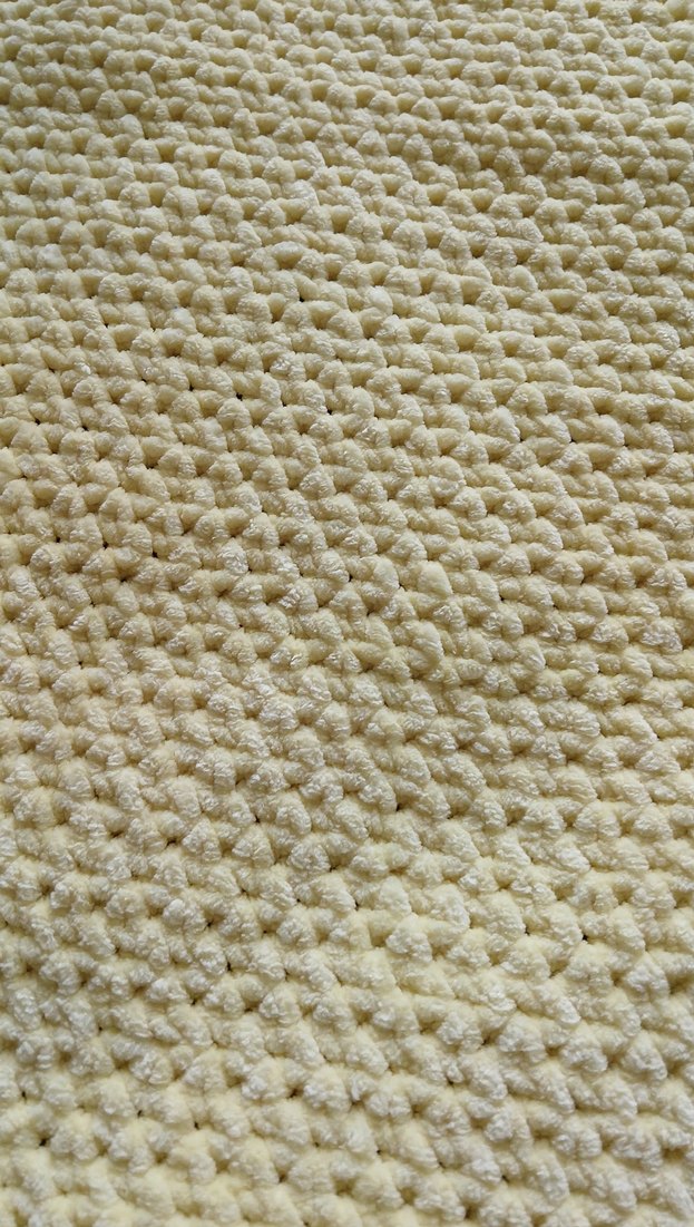 Parlak Sarı Örgü Çocuk Battaniyesi - Görsel 3