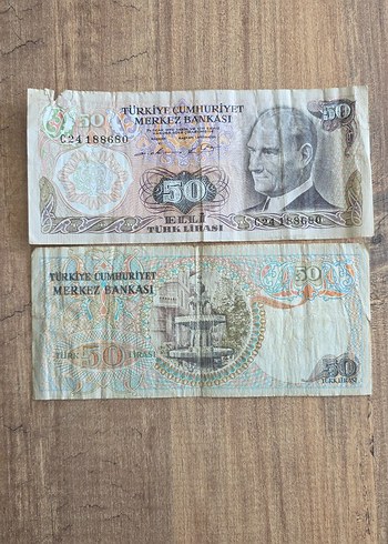 Eski 50 Türk Lirası Banknot