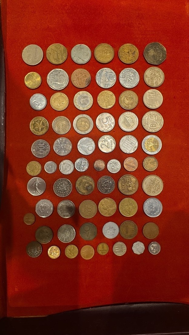 Çeşitli Altın Tonlu Madeni Para Koleksiyonu Toplam 65 adet - Görsel 5
