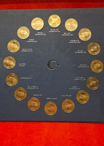 TARİHTE TÜRK DEVLETLERİ KOLEKSİYONLUK NADİR BULUNAN SET
