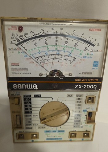 Sanwa ZX-2000 Analog Ölçüm Cihazı - Görsel 4