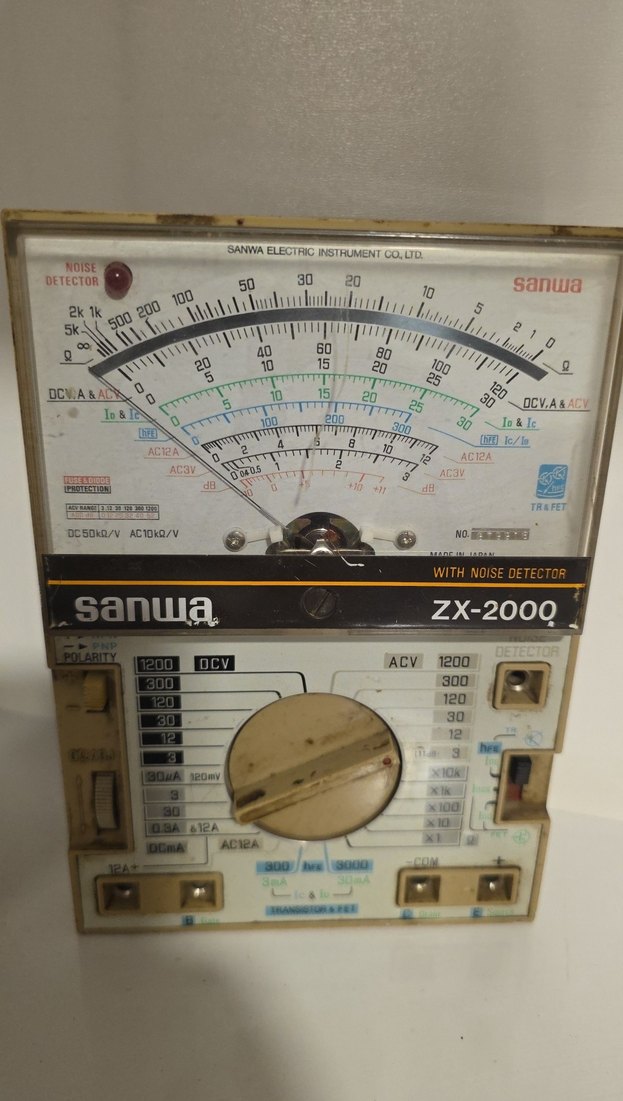 Sanwa ZX-2000 Analog Ölçüm Cihazı - Görsel 4