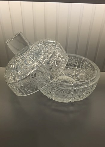1970 lerden kalma el kesmesi kristal şekerlik - Görsel 8