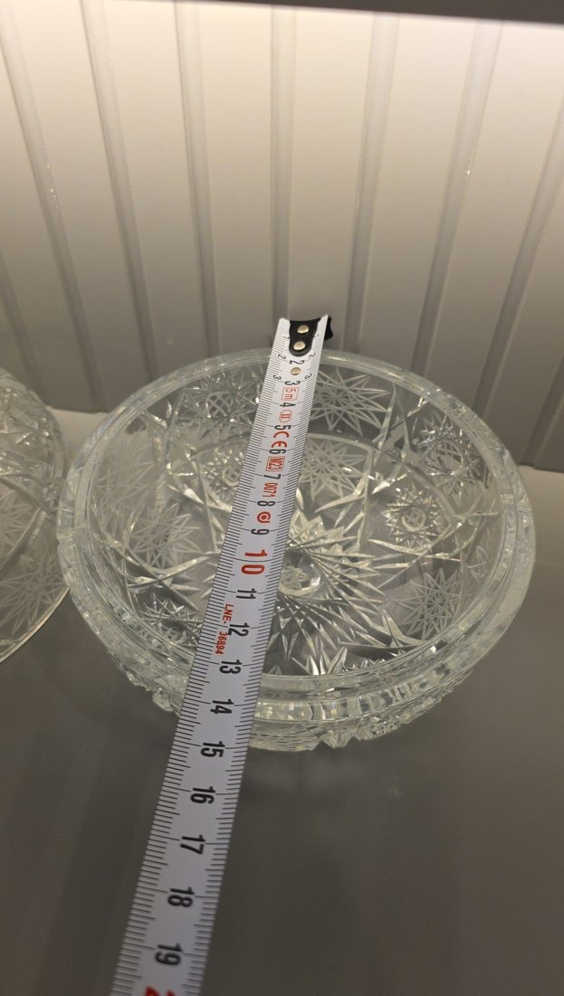 1970 lerden kalma el kesmesi kristal şekerlik - Görsel 4