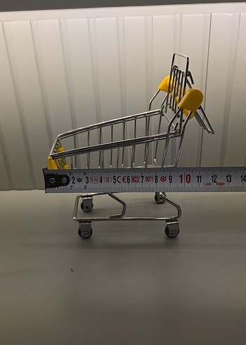 Sarı Renkli Oyuncak Alışveriş Arabası - Görsel 6