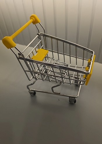 Sarı Renkli Oyuncak Alışveriş Arabası - Görsel 2