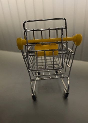 Sarı Renkli Oyuncak Alışveriş Arabası - Görsel 4