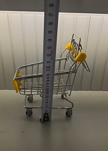 Sarı Renkli Oyuncak Alışveriş Arabası - Görsel 7