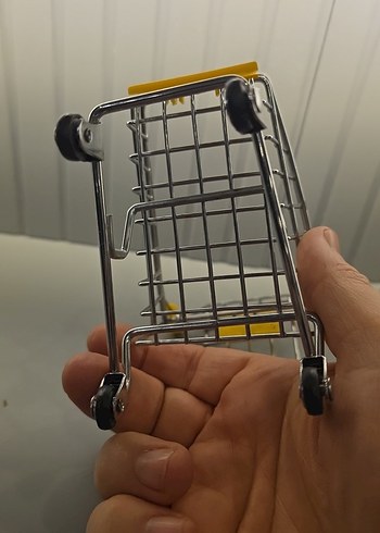 Sarı Renkli Oyuncak Alışveriş Arabası - Görsel 8