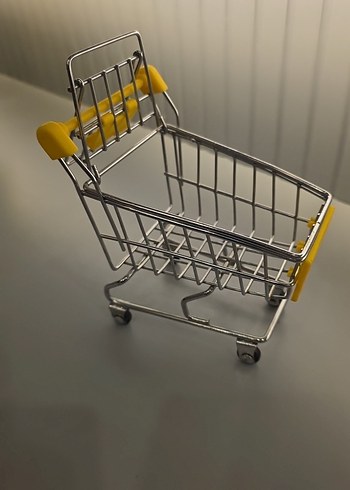 Sarı Renkli Oyuncak Alışveriş Arabası - Görsel 3