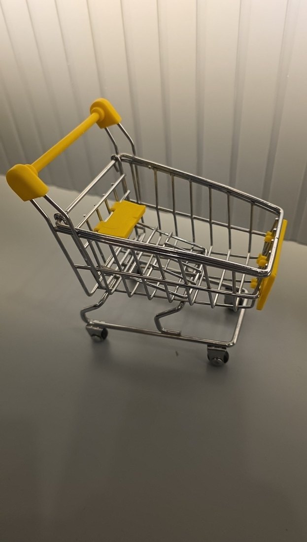 Sarı Renkli Oyuncak Alışveriş Arabası - Görsel 2