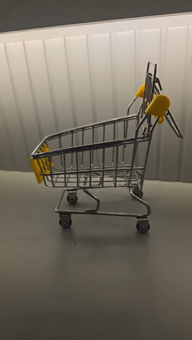 Sarı Renkli Oyuncak Alışveriş Arabası - Görsel 5