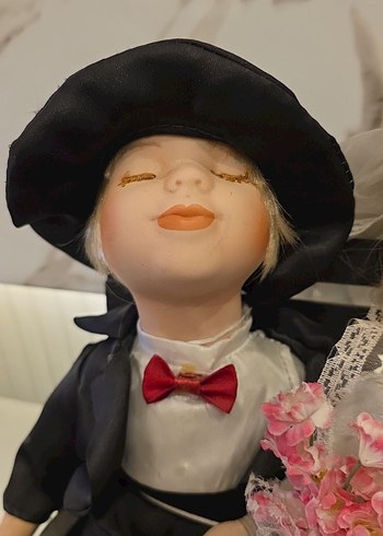 Düğün Temalı Gelin ve Damat Bebek Seti - Görsel 3