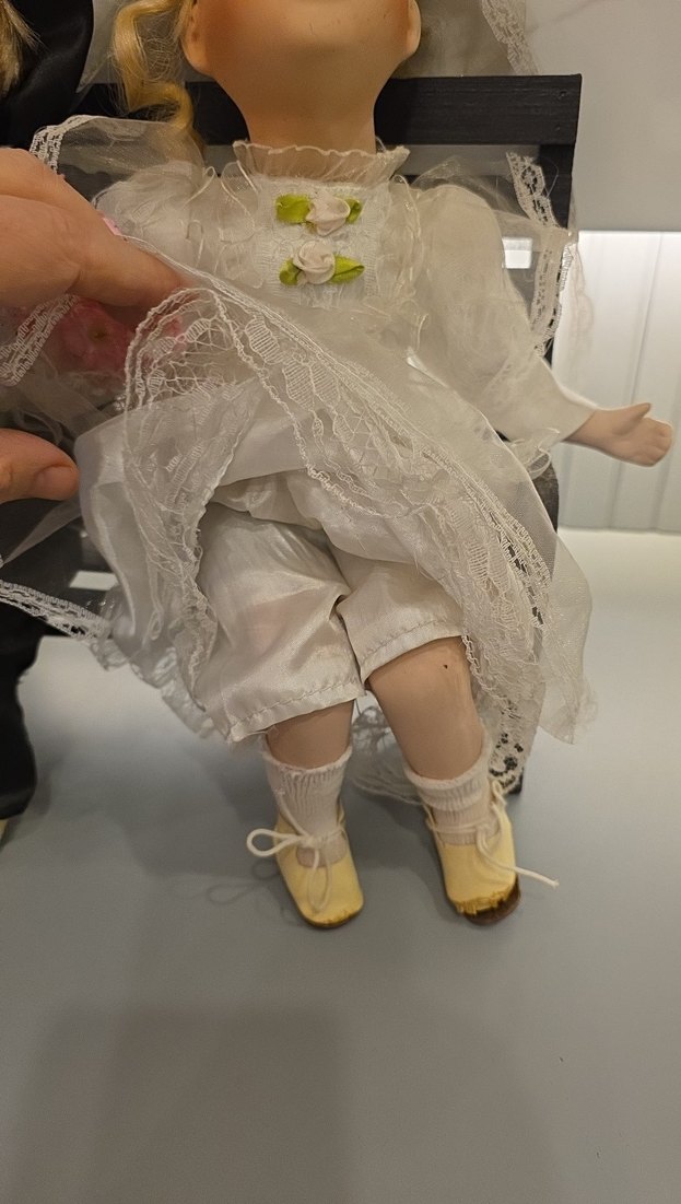 Düğün Temalı Gelin ve Damat Bebek Seti - Görsel 5