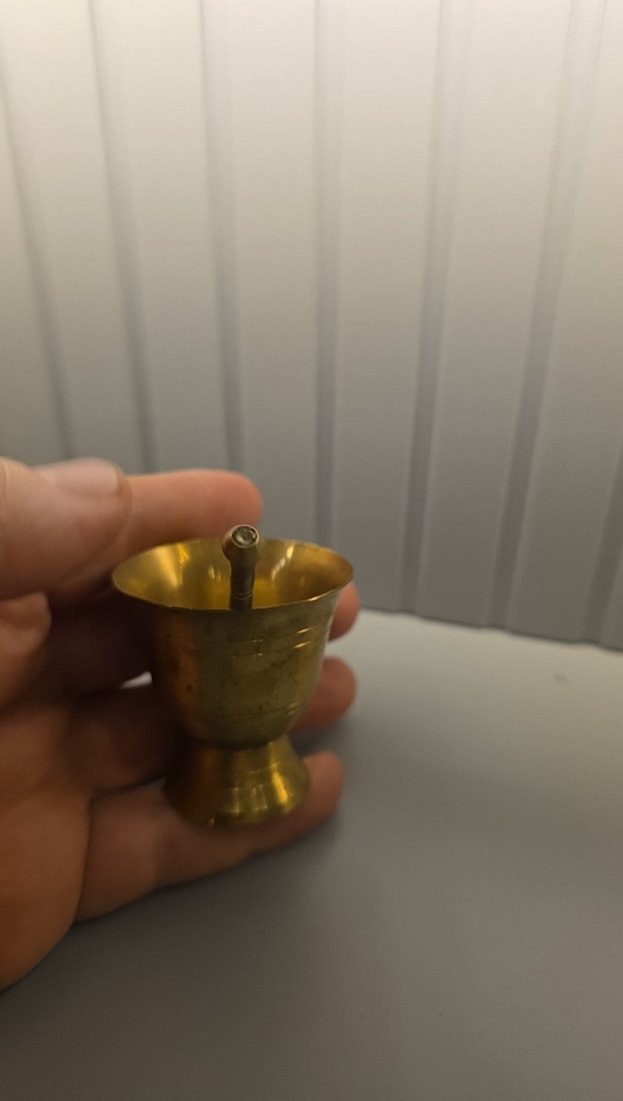 Dekoratif Parlak Altın Havan ve Tokmak - Görsel 4