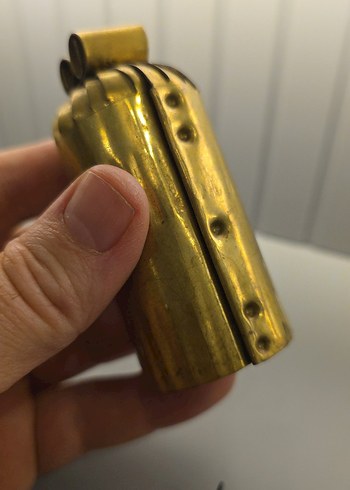 Dekoratif Parlak Altın Renkli Vazo - Görsel 4