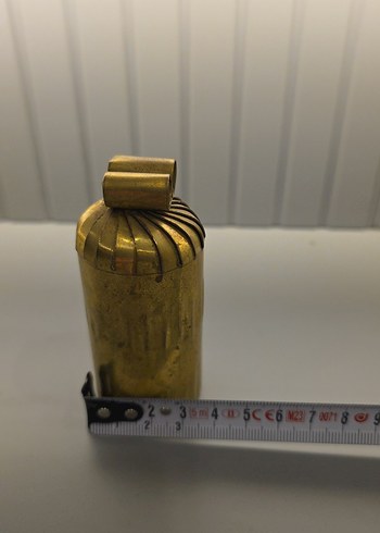 Dekoratif Parlak Altın Renkli Vazo - Görsel 3