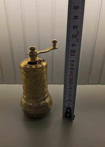 Altın Renkli El Değirmeni Kahve Makinesi - Görsel 6