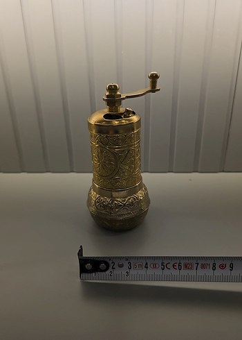 Altın Renkli El Değirmeni Kahve Makinesi - Görsel 7