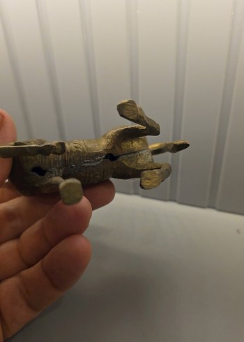 Pirinç Deve Rengi At Figürü - Görsel 4