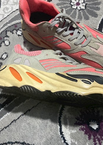 Kadın Gri-Pembe Spor Ayakkabı - Görsel 2