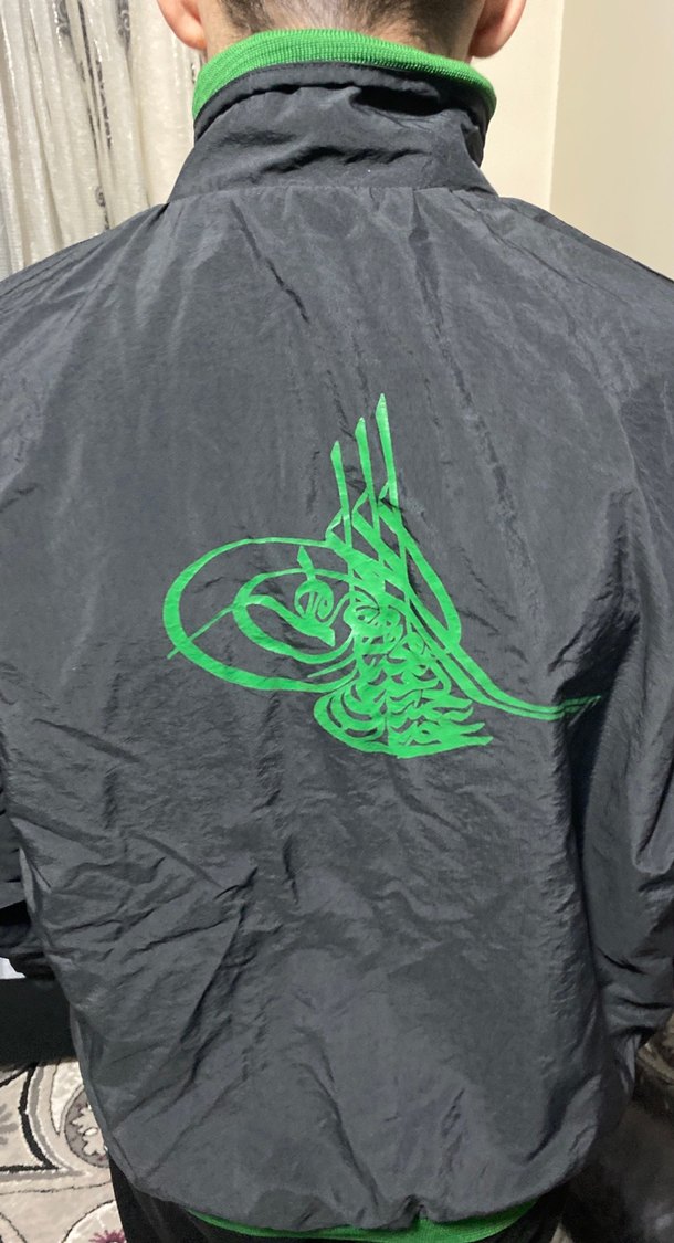 Erkek Yeşil Fermuarlı Yağmurluk - Görsel 2