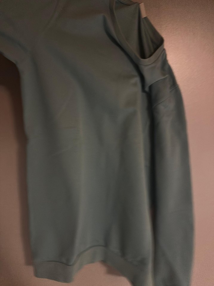 Siyah erkek Sweatshirt Uzun Kollu Street Wear - Görsel 4