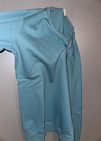 Mavi Fermuarlı Erkek Sweatshirt 12-13 yaş - Görsel 2