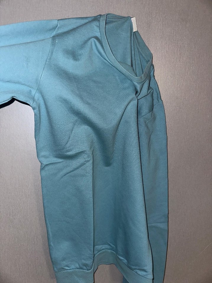 Mavi Fermuarlı Erkek Sweatshirt 12-13 yaş - Görsel 2