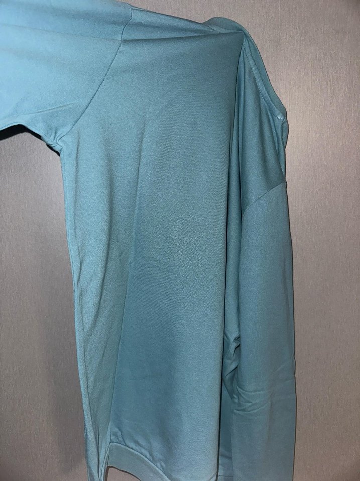 Mavi Fermuarlı Erkek Sweatshirt 12-13 yaş - Görsel 3