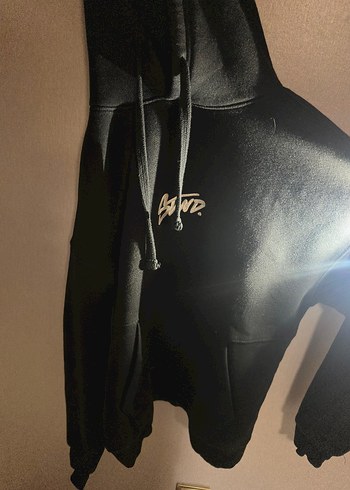 erkek Siyah sweatshirt - Görsel 2