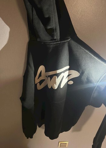 erkek Siyah sweatshirt - Görsel 4