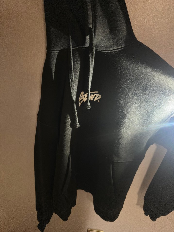 erkek Siyah sweatshirt - Görsel 2