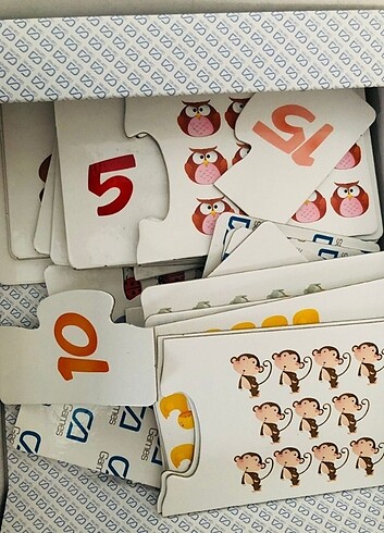 Eğitici puzzle sayılar +3 yaş 