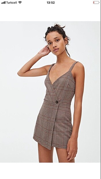 PULL&BEAR şortlu tulum - Görsel 4