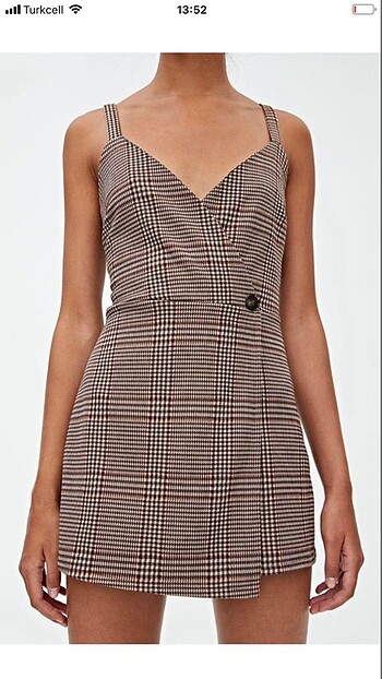 PULL&BEAR şortlu tulum - Görsel 5