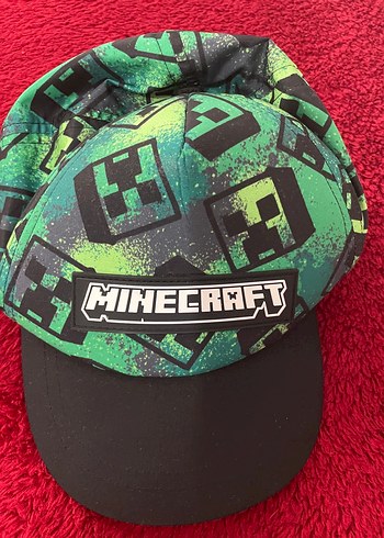 Minecraft Desenli Erkek Çocuk Şapka