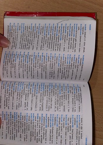 Redhouse İngilizce-Türkçe Cep Sözlüğü - Görsel 3