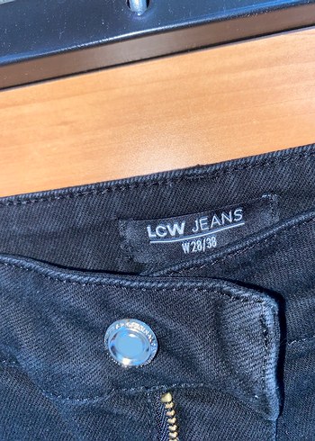 Kadın Siyah Normal Boy Denim Pantolon - Görsel 4