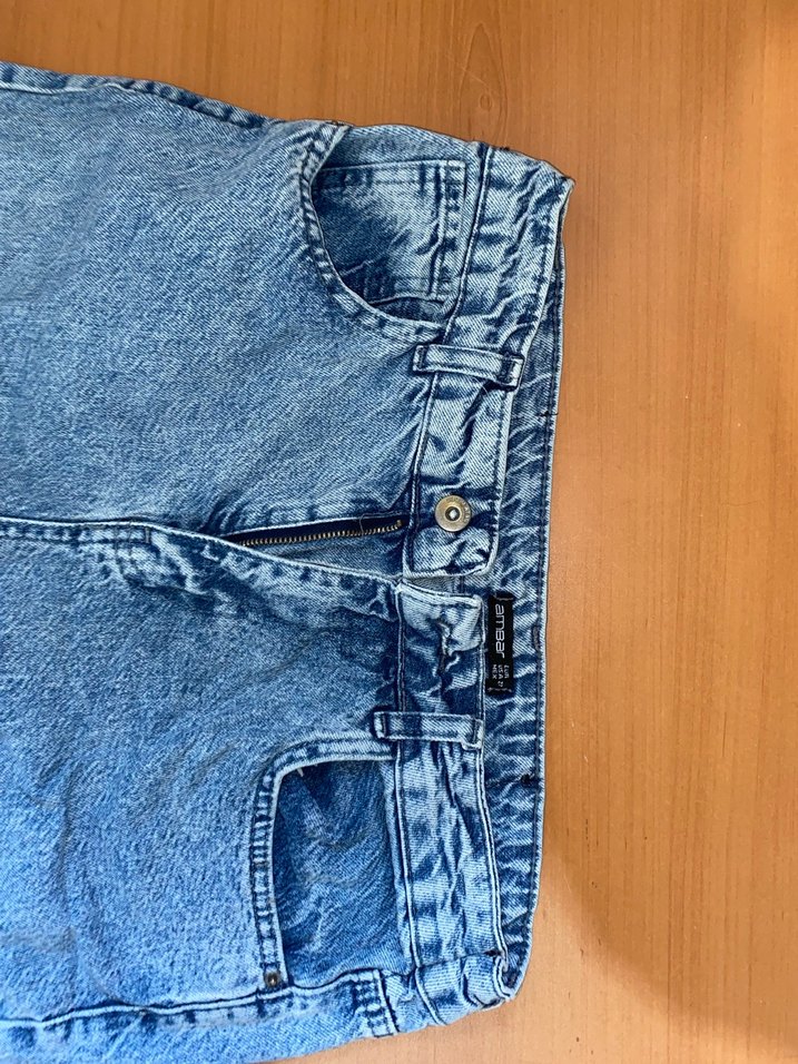 Gri Renk Rahat Kesim Midi Kadın Kot Pantolon - Görsel 2