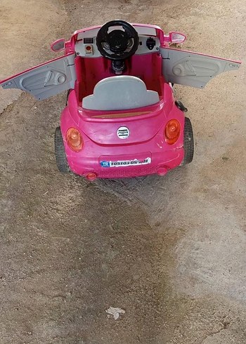 Pembe Akülü Çocuk Arabası - Görsel 2