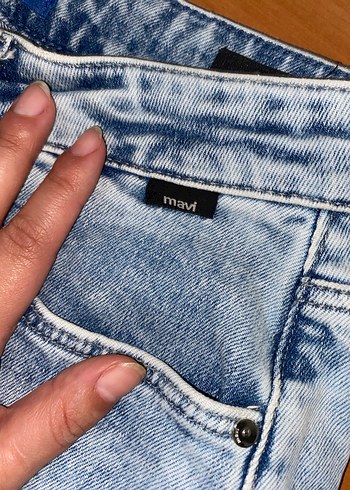 Mavi Loose Fit Midi Kadın Denim Pantolon - Görsel 5